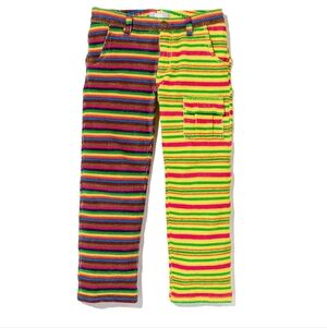 ERL Kids Multi-Directional Stripe Corduroy Pants Unisex Size 12